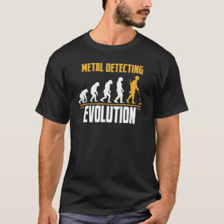 Camiseta Evolución de detección metalizado