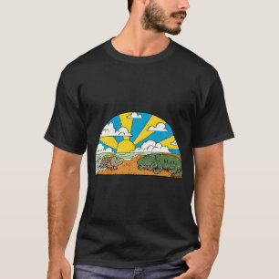 Camiseta Evolución de dinosaurios de peces divertidos - Dar
