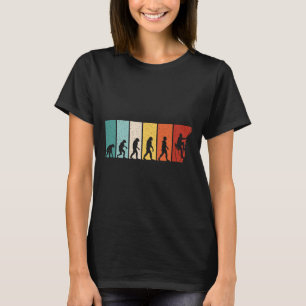 Camiseta Evolución de escalada Retro escalada divertido esc
