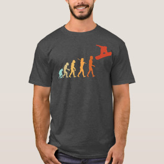 Camiseta Evolución de estilo libre Snowboarding