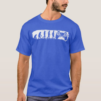 Camiseta Evolución de Gamer Retro Nerd Video Juegos Regalo 