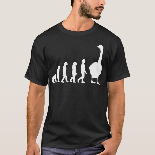 Camiseta Evolución de ganso madre (Anverso)