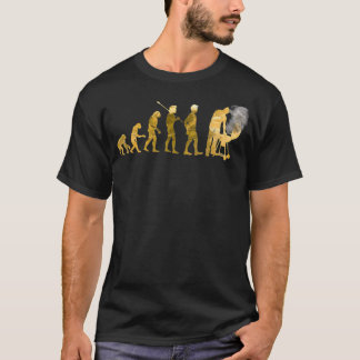 Camiseta Evolución de Grill Master BBQ Funny Grilling Famai