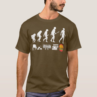 Camiseta Evolución de hamburguesas, barbacoa de comida rápi