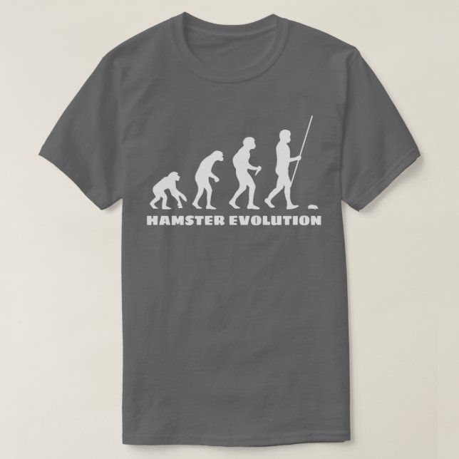 Camiseta Evolución de Hamster (Diseño del anverso)