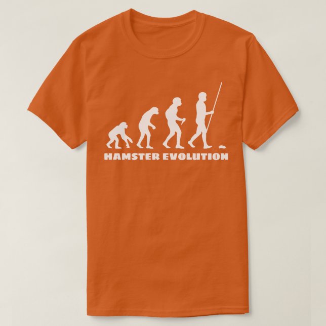 Camiseta Evolución de Hamster (Diseño del anverso)