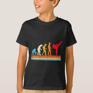 Camiseta Evolución de Karate Taekwondo Chica Cola de Caball