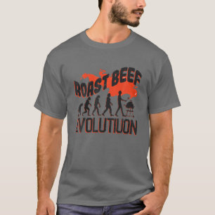 Camiseta Evolución de la carne de res asada