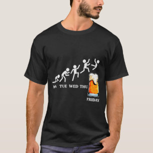 Camiseta Evolución de la cerveza Beervolution Semana del vi