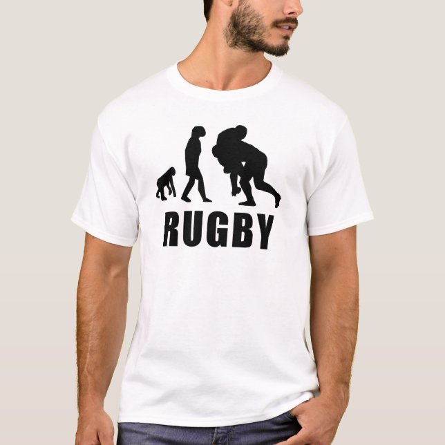 Camiseta Evolución de la chaqueta de rugby (Anverso)