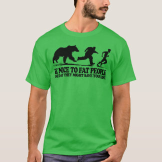 Camiseta Evolución de la chica perseguida por oso