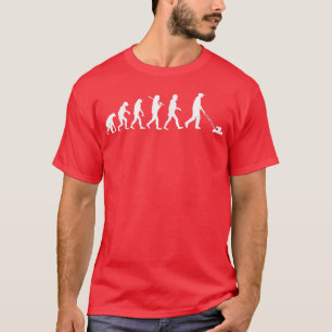 Camiseta Evolución de la cortadora de césped masculino 