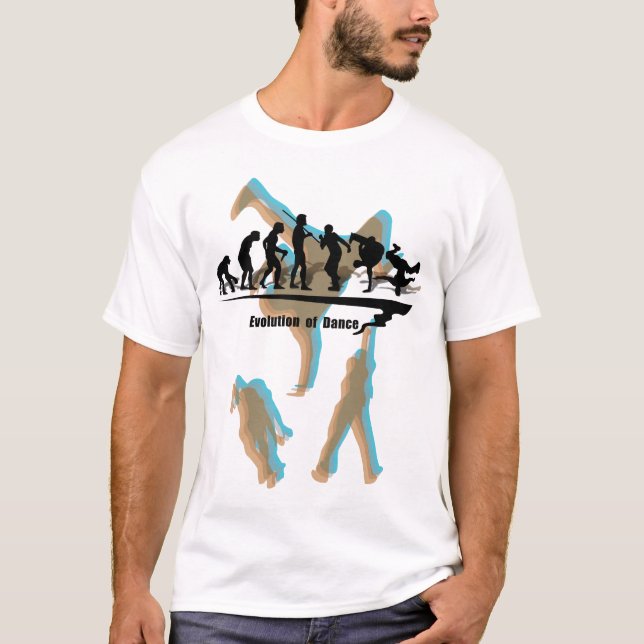 Camiseta Evolución de la danza (Anverso)