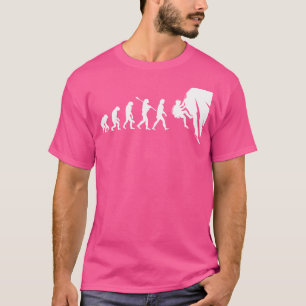 Camiseta Evolución de la escalada de roca en Bouldering Sen
