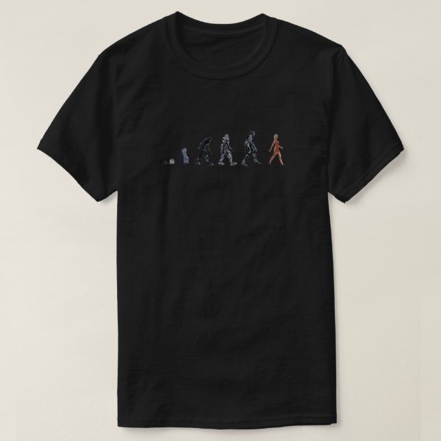 Camiseta Evolución de la esencia del cilón (Diseño del anverso)
