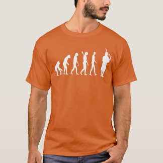 Camiseta Evolución de la gaita Gaitas Gaitero escocés Músic