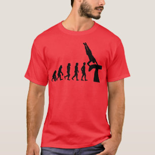 Camiseta Evolución de la Gimnasia Artística Vault Gymnast
