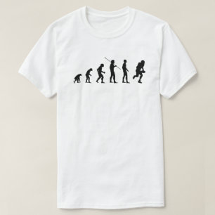 Camiseta Evolución de la Humanidad ・ Funny American Footbal