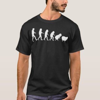 Camiseta Evolución de la oveja de los humanos a los ovinos 