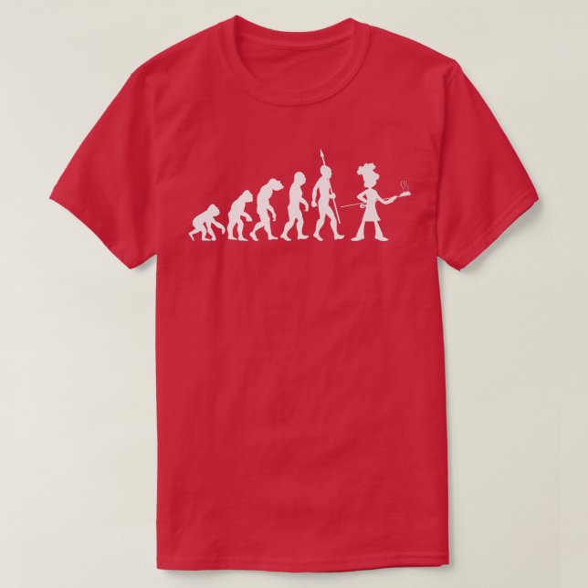 Camiseta Evolución de la panadería Baker Baker Master de pa (Diseño del anverso)