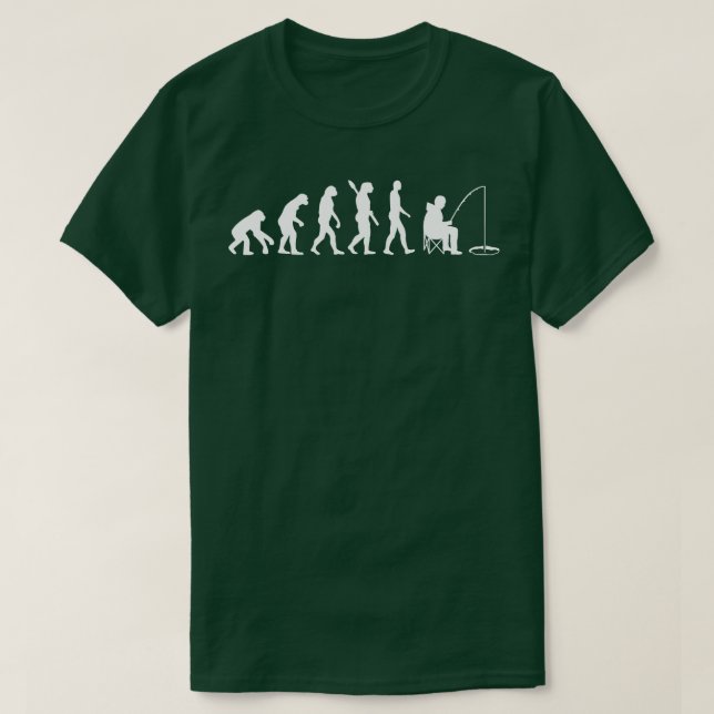 Camiseta Evolución de la pesca con hielo (Diseño del anverso)