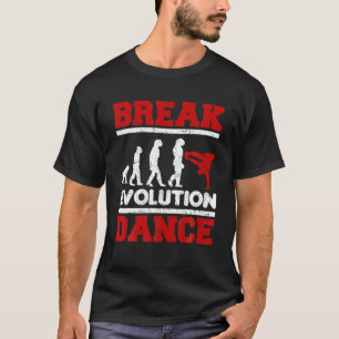 Camiseta Evolución de la ruptura Hip Hop Breakdance 80S 90S