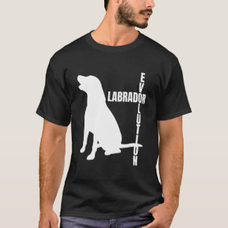 Camiseta Evolución de Labrador Es Mamá Labrador Es Papá Lab
