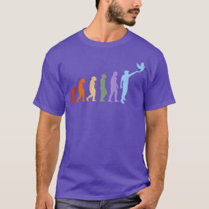 Camiseta Evolución de las carreras de pichón reproductora d