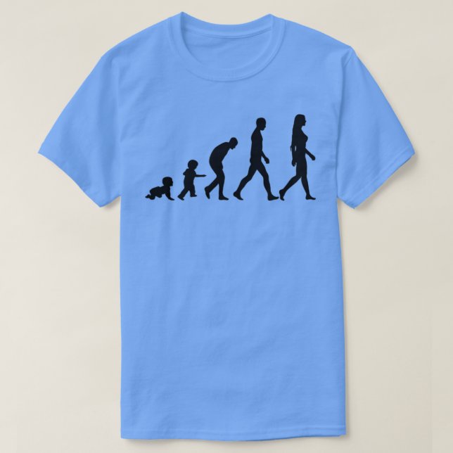 Camiseta Evolución de las mujeres transgénero (Diseño del anverso)