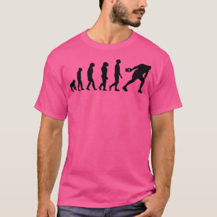 Camiseta Evolución de las rodajas de hielo curling en invie