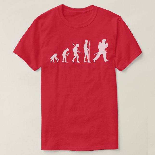 Camiseta Evolución de los bomberos (Diseño del anverso)