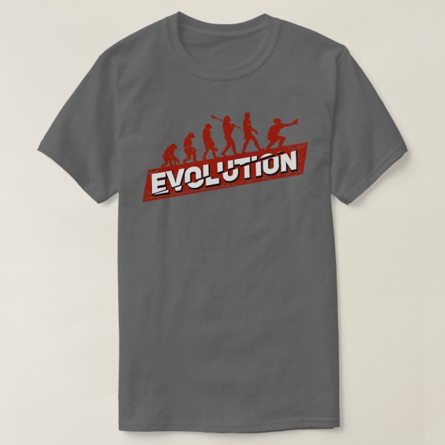 Camiseta Evolución de los cazadores de béisbol Softball (Diseño del anverso)