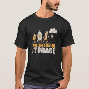 Camiseta Evolución de los dispositivos de almacenamiento de