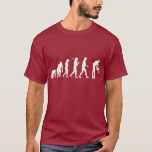 Camiseta Evolución de los ebanistas de la carpintería de 