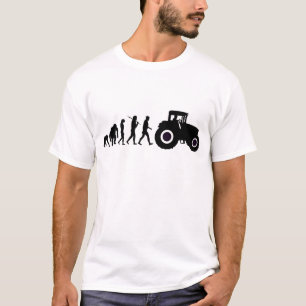 Camiseta Evolución de los granjeros de cultivar conductore