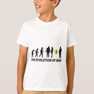 Camiseta Evolución de los hombres que van su propia manera