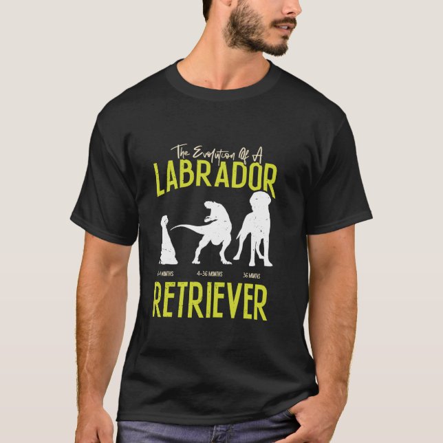 Camiseta EVOLUCIÓN DE LOS Labradores Propietarios DE RECUPE (Anverso)