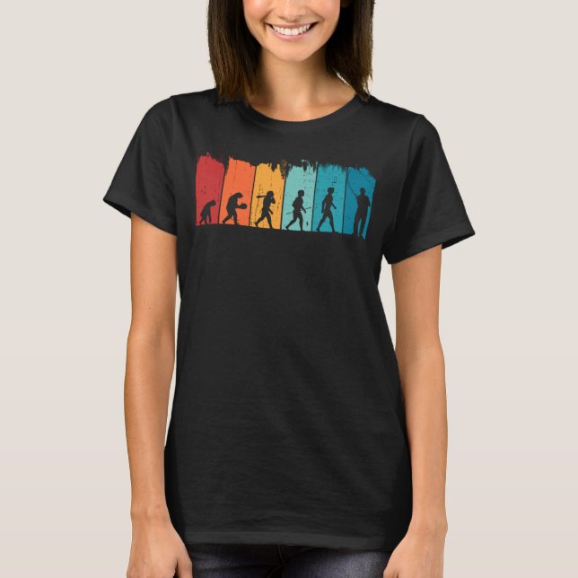 Camiseta Evolución de los pescadores de trucha pescadora (Anverso)