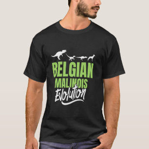 Camiseta EVOLUCIÓN DE MALINOIS BELGA Dueño de perro Malinoi