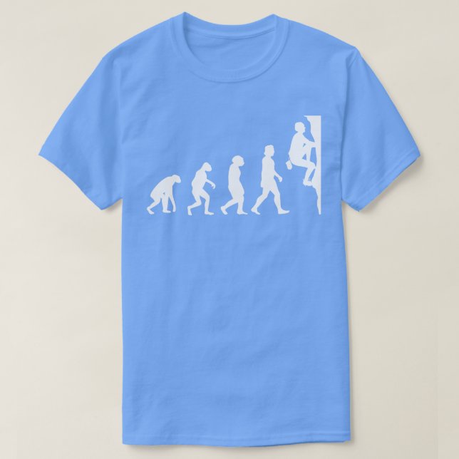 Camiseta Evolución de montaña escalada (Diseño del anverso)
