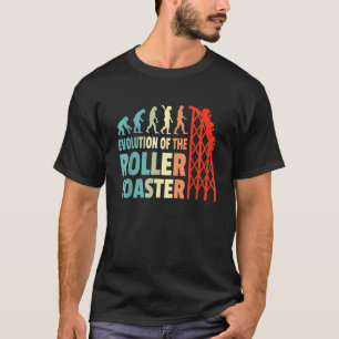 Camiseta Evolución De Montaña Rusa Divertida Amante De Mont
