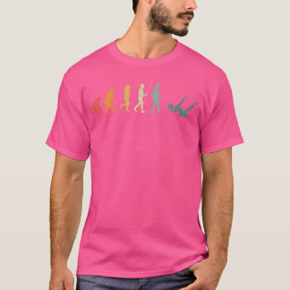 Camiseta Evolución de natación sincronizada de natación art