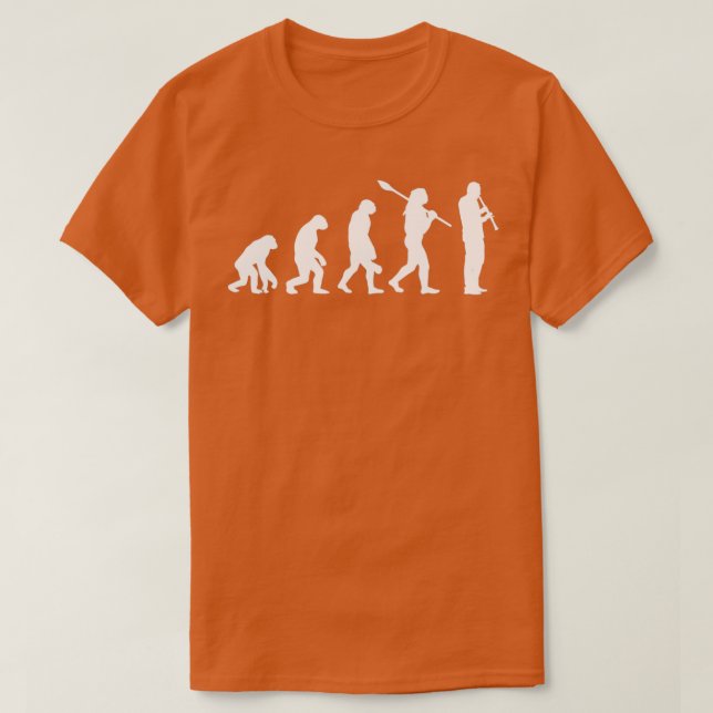 Camiseta Evolución de Oboe Player (Diseño del anverso)
