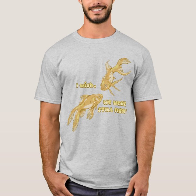 Camiseta Evolución de peces pececillo divertido (Anverso)