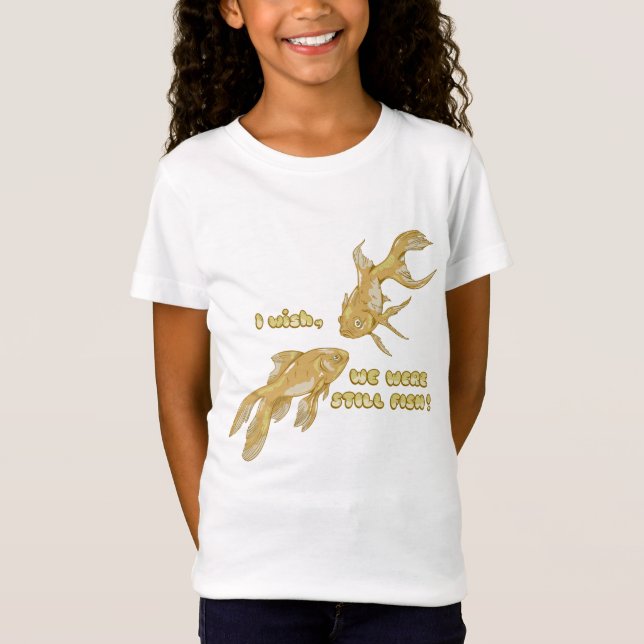 Camiseta Evolución de peces pececillo divertido (Anverso)