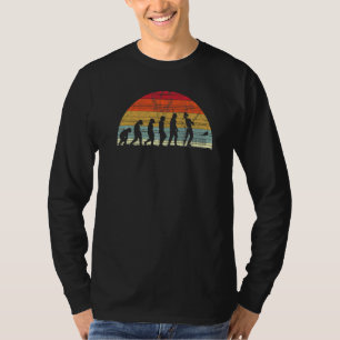 Camiseta Evolución de pescadores y Evolución Evo de la Wi-F