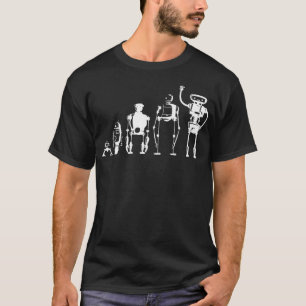 Camiseta Evolución de Robot Robotics Digital Funny T Gift