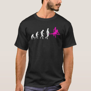 Camiseta Evolución de seda aérea Acrobacia de seda aérea