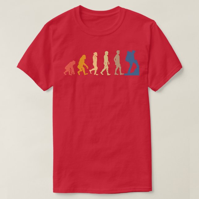 Camiseta Evolución de senderismo 1 (Diseño del anverso)