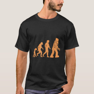 Camiseta Evolución de simio prehistórico a mono a hombre a 